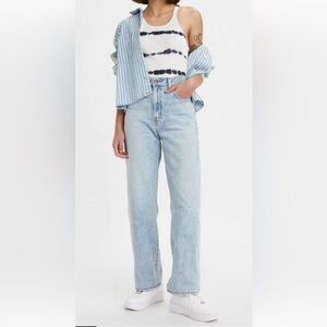 Levis High Waisted Straight Jean Woman 28x31 Charlie Boy Streetwear Preppy